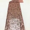 Bordado de lentejuelas de industria pesada tela de malla con lentejuelas bordado tridimensional tela de bordado patrones geométricos adecuado para ropa formal ropa de actuación