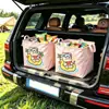 Gafas de buceo, caja de almacenamiento de oso de verano, snacks para el coche, juguetes para bebé, cesta de almacenamiento y organización plegable de gran capacidad