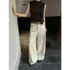 Calça Casual Feminina ICCIICC para Deslocamento Leve, Estilo Relaxado, Outono Quiet Luxury, Calça Wide-Leg Emagrecedora, Novo Modelo 2506