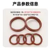Anillo de Sellado de Alta Temperatura Tipo U de Caucho de Flúor Diámetro Interior 6-95 Sello de Aceite para Cilindro de Aceite/Sello Hidráulico Resistente al Aceite