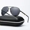 Nuevas gafas de sol gafas de ciclismo para hombre gafas deportivas polarizadas metal doble puente gafas de rana 8715 gafas de sol