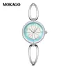 MOKAGO novo relógio de quartzo feminino à prova d'água relógio de pulso de nicho simples com diamante relógio de moda atacado
