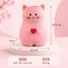 Enfeite porta-canetas de gato fofo, decoração de mesa criativa, decoração de casa, um presente emocionante para meninas, adequado para armazenamento de quarto e mesa