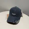 Gorra de Béisbol Bordada con Letra Vintage de Alta Calidad para Hombres y Mujeres, Parte Superior Suave, Circunferencia de Cabeza Grande, Versátil, Adelgaza el Rostro, Gorra de Visera para Proteger del Sol