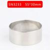 Utensilios para hornear de tres energías molde para pan de tambor grande antiadherente redondo círculo para mousse de queso círculo para tarta cortador de galletas