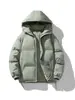 Selección Nacional de ProductoChaqueta Acolchada Gruesa de Invierno Cálida con Capucha para Hombre y Mujer Casual Holgada Tallas Grandes Abrigo de Algodón Ropa de Algodón Moderna