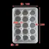 Caja de embalaje de alimentos de blíster de PP bandeja para xiaolongbao bandeja inferior desechable para baozi bandeja interior para qingtuan pastel de calabaza para llevar