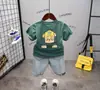 D1283 micro para verão 2019 nova camiseta infantil de desenho animado personalidade ZY1905 letra jeans