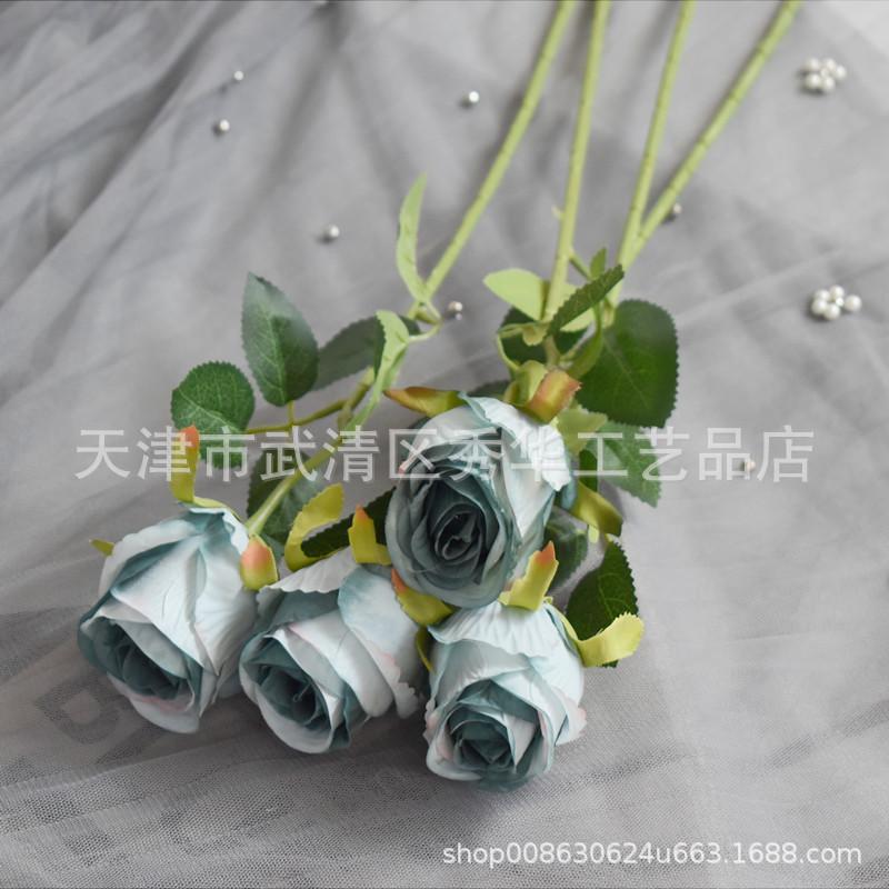 单支玫瑰主蓝色1