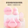 Set Transfronterizo de 6 Piezas de Esponjas Suaves para Maquillaje, Adecuadas para Uso Seco y Húmedo, Bolas de Esponja para Dedos que No Absorben el Polvo, Esponjas para Maquillaje al por Mayor