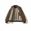 Ropa Vintage Yidao 2026 Invierno Nueva Llegada Maillard Retro Cuello Alto Ropa de Trabajo Chaqueta de Algodón Hombres y Mujeres Cálida Holgada Ropa Exterior de Algodón