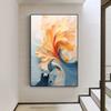 Pintura al Óleo Decorativa de Arte con Textura Colorida, Pintura Colgante de Pared de Fondo para Sala de Estar de Lujo Ligero Moderno, Arte de Pared para Comedor y Dormitorio
