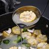 Cuchara separadora de aceite de acero inoxidable 304, artefacto para drenar el aceite, cuchara sopera, cuchara para eliminar derrames de aceite domésticos, cuchara separadora de aceite y sopa.