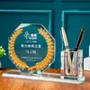 Set práctico de regalos de aniversario de empresa logo para enviar a clientes y empleados regalos de mano portabolígrafos trofeo recuerdos