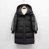 Pinghu Down Jacket Inverno Feminino Novo Estilo Coreano Moda Marrom Vintage Branco Duck Down Jacket Chapéu Engrossado