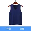 Camiseta Regata Masculina de Seda de Gelo Sem Costura Masculina Verão Jovem Fina Esportiva Fitness Sem Mangas Camada Base Top Atacado
