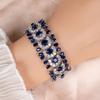 Explosões Transfronteiriças Pulseira de Diamante Flor Elegante Pulseira de Temperamento Design de Nicho Joias Celebridade da Internet Novas Joias para Mulheres