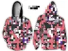 Artículo popular de comercio exterior: Sudadera con capucha impresa en 3D de Manga Blanco y Negro Japonés, Sudadera de Moda para Hombres y Mujeres, Merchandising de Anime