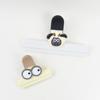 Parche de goma suave con forma de oveja de dibujos animados, grande y lindo, con forma de perro, horquilla con ojos grandes, funda para teléfono móvil, accesorios para zapatos con agujeros