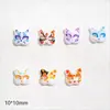 Accesorios para Uñas Artísticas Mascarilla de Zorro Linda de Dibujos Animados Animales Uñas Artísticas Decoración de Uñas DIY Estilo Ins Accesorios para Uñas Venta al por Mayor