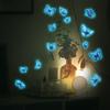 Adesivo Fluorescente Feifan Mg-Yp048 Adesivo Criativo de Simulação Borboleta Voadora Decoração de Parede de Fundo para Casa Atacado