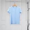 Warren Hailong Verão Multicor Série Dopamina Tops Casuais Diários Camisetas de Algodão com Gola Redonda e Manga Curta para Mulheres