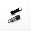 Tirador de Cremallera de Nylon Sbs 3 # 5 # 8 #, Estilo Nariz de Elefante, Marca Larga, Negro por Electroforesis, para Bolsas, Tiendas de Campaña, Colchones, En Stock, Venta al por Mayor de Fábrica.