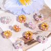 2025 Nuevas Cuentas Espaciadoras Doradas y Plateadas Multicolor Cuentas Sueltas Hechas a Mano DIY Pulsera con Cuentas Llavero Cadena para Bolso Accesorios de Joyería