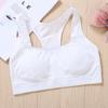 Ropa interior para niñas con espalda en V sin costuras, cómoda y transpirable, para el período de desarrollo estudiantil, sujetador sin aros