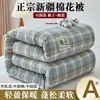 Colcha de algodão puro de Xinjiang, colcha de inverno, removível e lavável, espessa e quente, roupa de cama 100% algodão, colcha de primavera e outono, colcha para dormitório estudantil