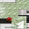 TS374-393 Pegatina de patrón de ladrillo transfronterizo, pegatina de imitación de azulejo para decoración de renovación del hogar y la cocina, pegatina de pared impermeable autoadhesiva