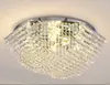 Luminária de Teto para Escada Duplex Villa Cristal, Iluminação Luxuosa Moderna Estilo Europeu de Alto Padrão para Salão Principal e Sala de Estar