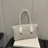 Estilo Descontraído Estampa de Letras Bolsa Tote de Ombro Grande Capacidade para o Trabalho Moda Verão 2026 Nova