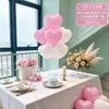 Globos en forma de corazón engrosados para decoración de mesas en bodas, propuestas, fiestas de cumpleaños y accesorios para fotos
