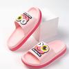 Nuevas Zapatillas de Mujer Pomerania 1319+2 de Goma y Plástico con Suela Gruesa de Dibujos Animados, Zapatillas de Baño y Ducha de Verano, Zapatillas de Mujer con Suela Suave