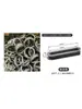 Tapa para Agujero de Caja de Pañuelos 127*26mm Tubo Redondo de Plástico Anillo Decorativo de Presión Integrado Sello y Puerto para Secador de Pelo