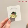 Broche Metálico de Goteo de Aceite para Hombres y Mujeres, Decoración Fija para Bolsas, Accesorios de Insignia de Aleación Estilo Japonés Venta al por Mayor Modelo Nuevo 2024