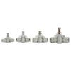 Conector branco LSA(PA) Conector pneumático branco válvula de estrangulamento de linha LSA6/LS86/LSA10/LSA12