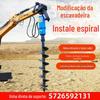 Escavadeira trocada de equipamento de perfuração em espiral trocado de equipamento de perfuração em espiral equipamento de perfuração rotativa poste elétrico bate-estacas fotovoltaico Perfuração de fundação