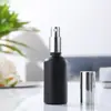 Frasco borrifador de vidro preto transfronteiriço 50ml frasco para essência loção, multi-especificação portátil tipo pump frasco refil borrifador hidratante