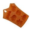Molde de Silicona para Pastel de Relleno Transfronterizo 6 Agujeros Festival de Fantasmas de Halloween Muñeco Calabaza Cráneo Molde para Hornear DIY