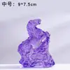 Adornos de Caballo del Zodiaco de Vidrio de Cristal, Pequeños Regalos para los Nacidos en el Año del Caballo, Decoración del Hogar, Ceremonia de Apertura, Inauguración de Casa, Caballo de Cristal al por Mayor