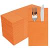 En stock, paquete de cuchillos y tenedores desechables coloridos sin polvo, servilletas para fiestas, restaurantes occidentales, cuchillos y tenedores plegables, servilletas impresas