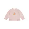Ropa Infantil Nuomi Wanzi Otoño 2026 Nuevo Tops para Niñas Estilo Bosque Infantil Sudadera Divertida con Estampado de Animales