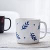 Tazas de Cerámica Pintadas a Mano con Diseños Frescos para Desayuno, Leche, Café, Agua, Set Familiar, Tazas para Té de Frutas