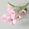 Flores Artificiais com 6 Cabeças de Flores Borboleta, Arranjos Florais para Decoração de Casamento e Hotel, Flores Artificiais Transfronteiriças, Peônias, Girassóis