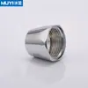 5 puntos tubería de salida de grifo hexagonal alto de cobre tuerca de fijación hexagonal grande galvanizada alambre interior de 23 mm 5 puntos