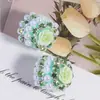 Flor de Rosa Nueva Artesanía Pesada Estilo Exótico Agujero Recto Cuentas Sueltas DIY Llavero para Teléfono Accesorios para Joyería Venta al por Mayor