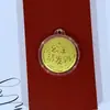 Oro Puro 999 Gama Alta Exquisito Regalo Día de San Valentín Chino 520 Paz y Alegría Princesa Por Favor Haz Galletas de la Fortuna para que Otros las Regalen Venta al por Mayor