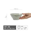 Conjunto de Louça Estilo Japonês Retrô Doméstico Pratos de Cerâmica Atacado Pratos Estilo Ocidental Restaurante Hotel Comercial Tigelas para Sopa e Macarrão